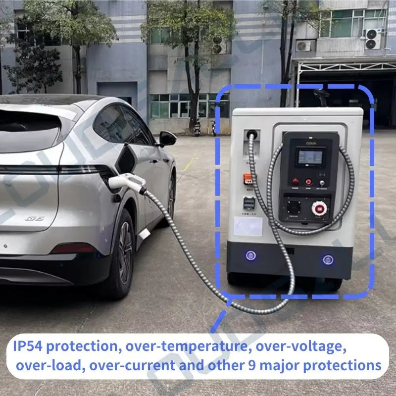Portable 100KW Electric DC Fast Charging Station New EV Charger For Robot Power Pack Emergency Rescue