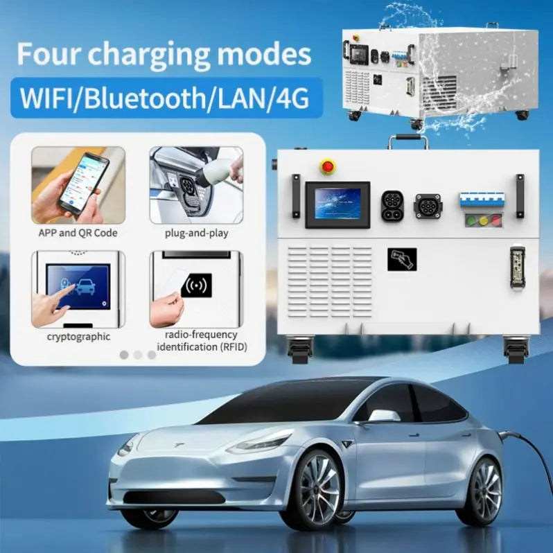 40kw 40kwh Mobile Energy Storage Ev Car Power Bank Charging Station Portable Power Station for Electric Car