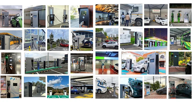 SCU New Electric Car Charger 76.8kWh Battery Storage 320kw-480kw Dual CCS2 DC OCPP 1.6J EV Charging Station Solution