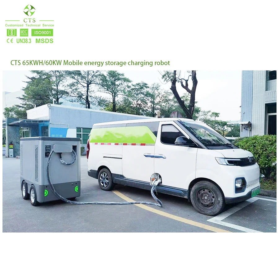 Mobile Charging Station 65kwh 141kwh Ev Battery Fast Charging 161kwh Rescue Car Energy Storage Charging System