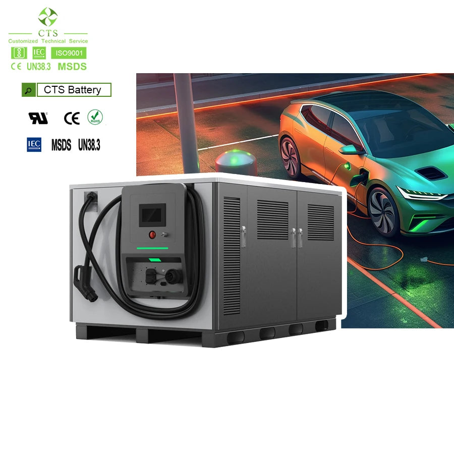 Mobile Charging Station 65kwh 141kwh Ev Battery Fast Charging 161kwh Rescue Car Energy Storage Charging System