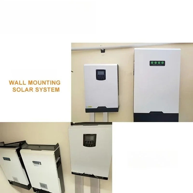 Hybrid Solar System off Grid Lithium Battery 5kw 10kw 15kw Inverter With Mppt Charge Complete for Home Use