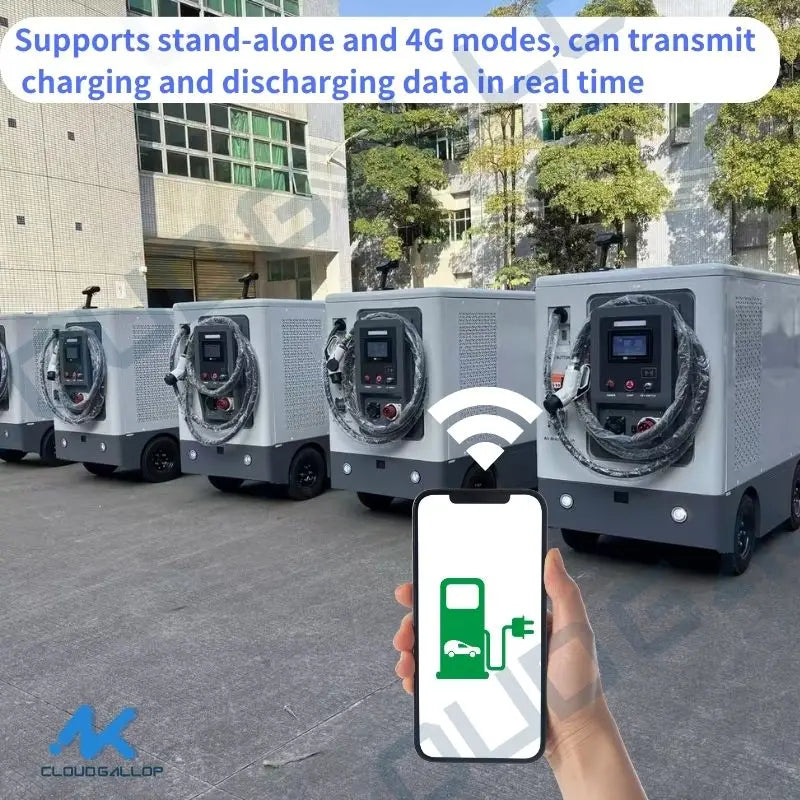 Portable 100KW Electric DC Fast Charging Station New EV Charger For Robot Power Pack Emergency Rescue
