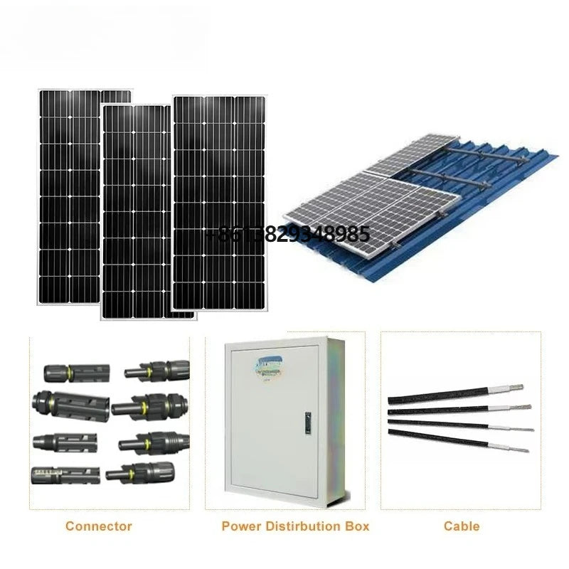 Hybrid Solar System off Grid Lithium Battery 5kw 10kw 15kw Inverter With Mppt Charge Complete for Home Use