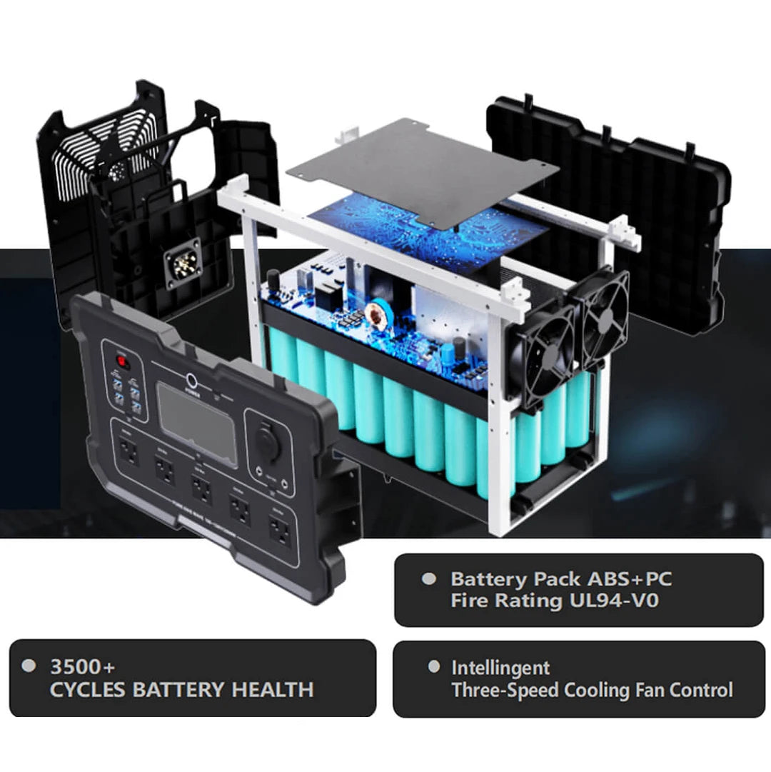 SOUP Factory Lifepo4 bty Energy System Ups Tragbare Powerstation Fast Charge 3600w Portable Power Station 3000w Solar Generator