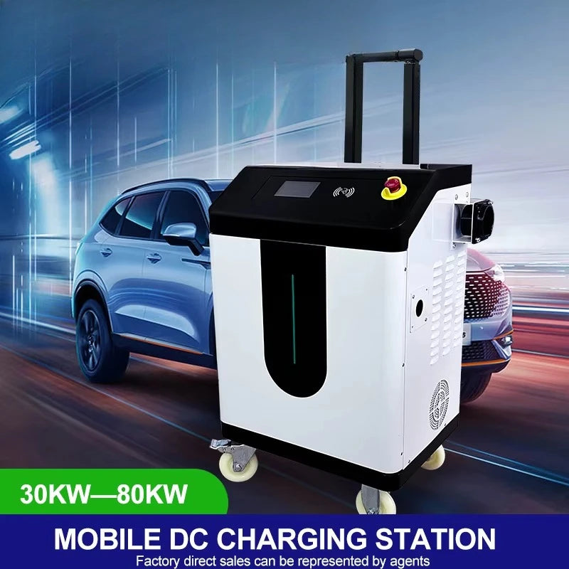 Maximum power mobile electric vehicle charger pile fast charging station