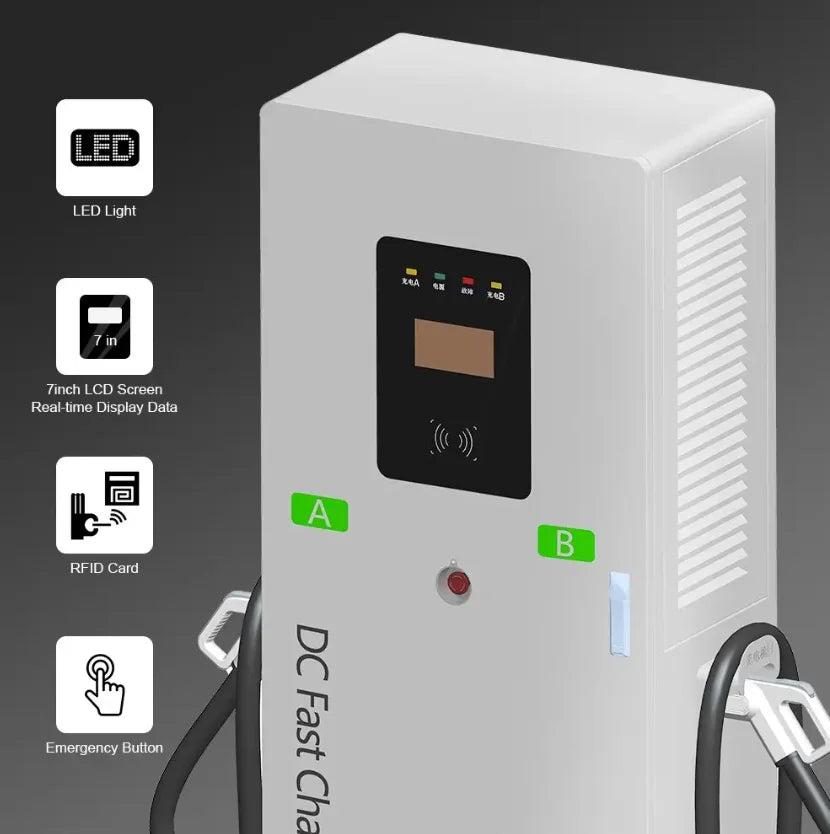 EVEGO OEM 360kW Four Gun Electric Vehicle Fast Charger DC Floor-mounted Charging Stations