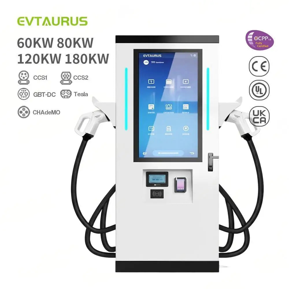 Commercial Vehicle EVSE New 60KW to 240KW OCPP DC Fast Charger Pile for Electric Cars Ev Charging Station
