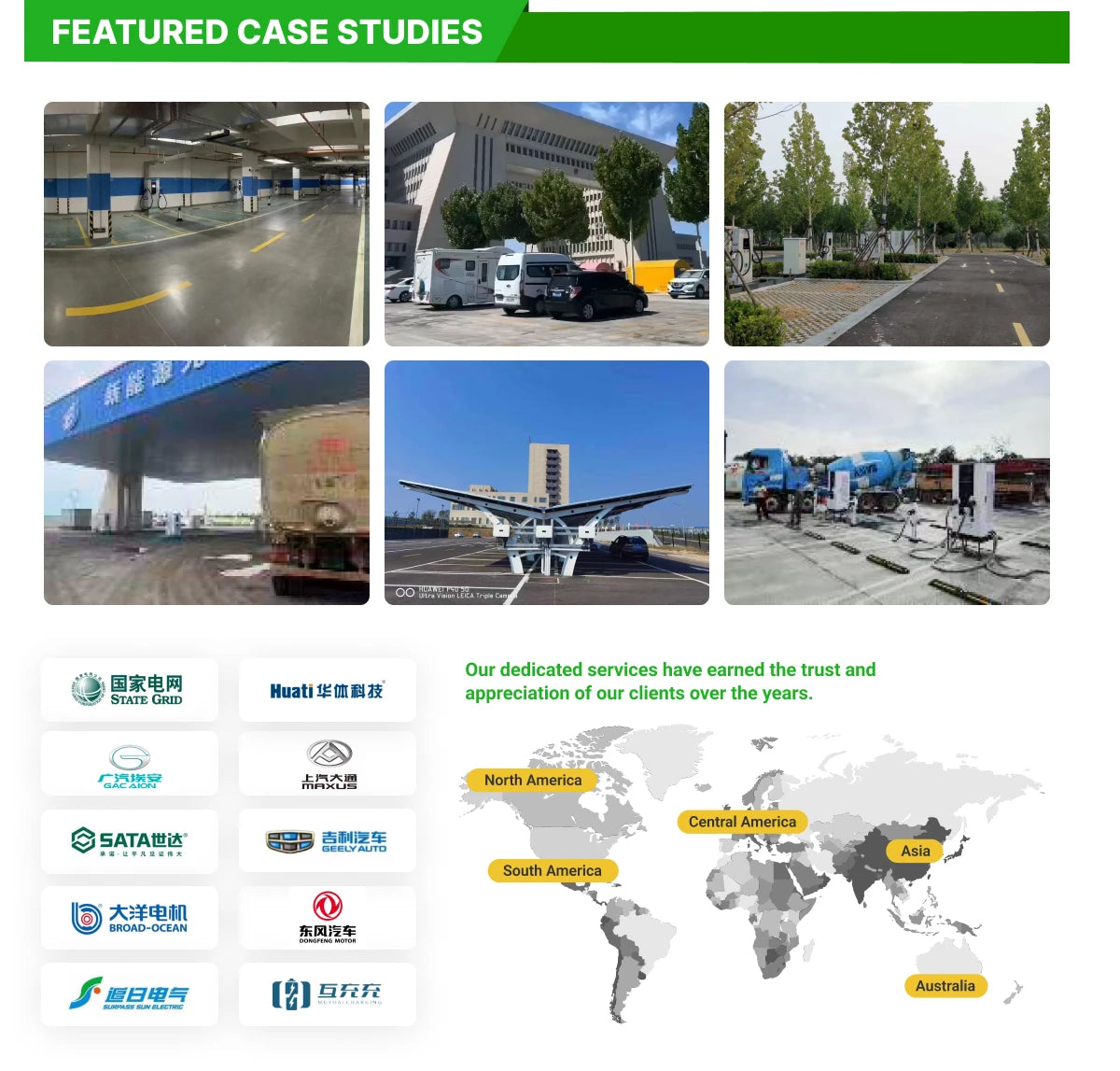 EVEGO OEM 360kW Four Gun Electric Vehicle Fast Charger DC Floor-mounted Charging Stations